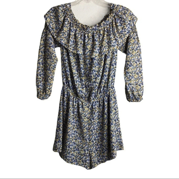 MICHAEL Michael Kors Pants - 💰Michael Kors Floral Romper With Elastic Boat Neck